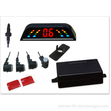 Parking Sensor, Parking Radar with LED Display, 4 Sensor with Holder, 2.5m Wires, Looks Like Original